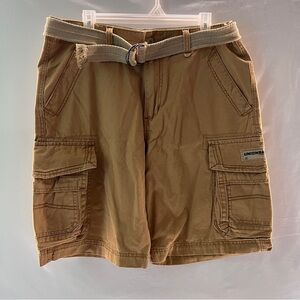 UNIONBAY Men’s Tan Cargo Shorts-Size 34